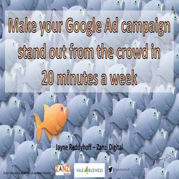 Make your Google Ad campaign stand out in just 20 minutes a week