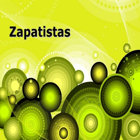 Zapatistas 2012 Updated 