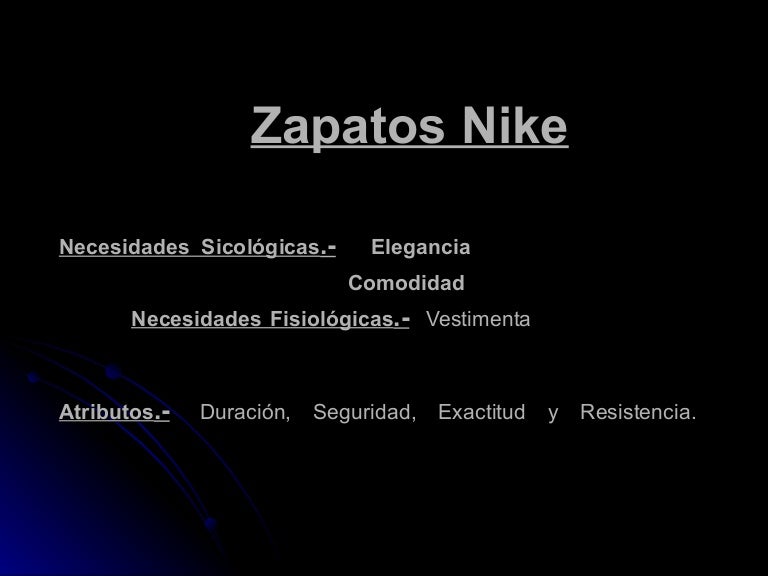 Zapatos Nike