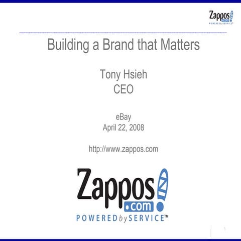 Zappos - eBay Talk - 04-22-08