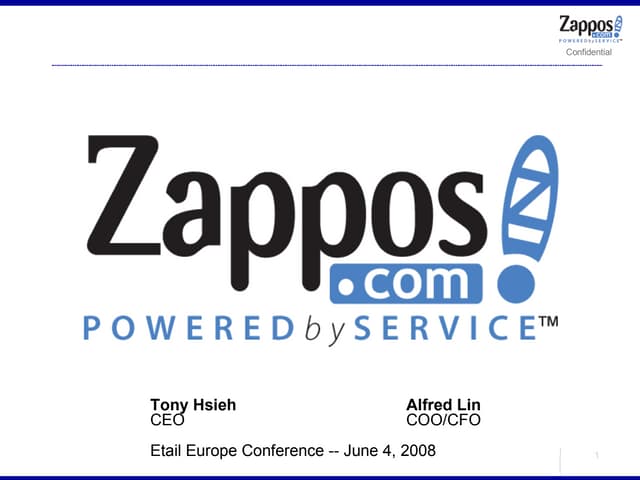 Zappos ETail Europe - Top 10 Lesson...