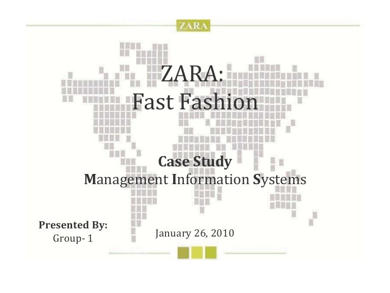 Zara Fashion Marketing Strategy and M.I.S.