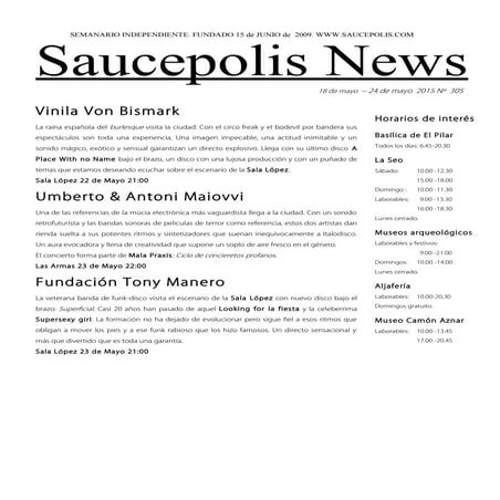 Zaragoza turismo 305 bis