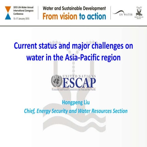 Asia Session: Hongpeng Liu, Energy Security and Water Resources Section, 15th...