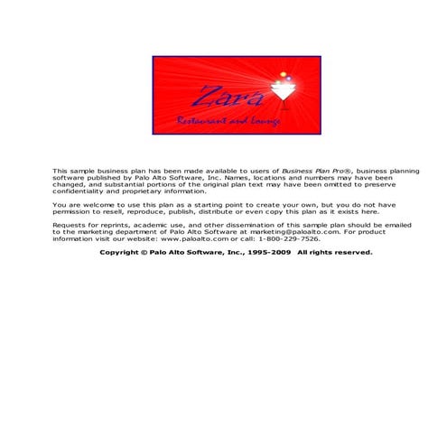 Zara restaurantandlounge