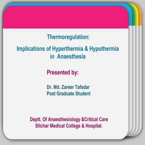 Regulation of temperature of Human body | PPTX