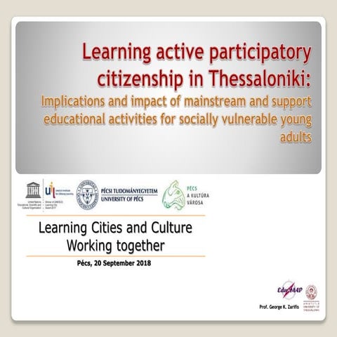 Learning active participatory citizenship in Thessaloniki: implications and i...