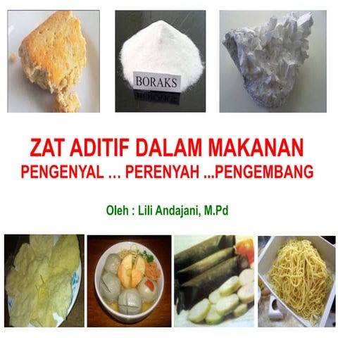 Zat aditif pengenyal dan pengembang