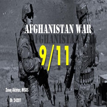 9/11 Afghanistan War 