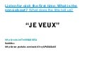 Заз je veux текст