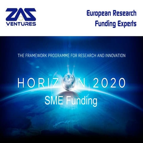 SME Funding in Horizon 2020 - Are You Ready?
