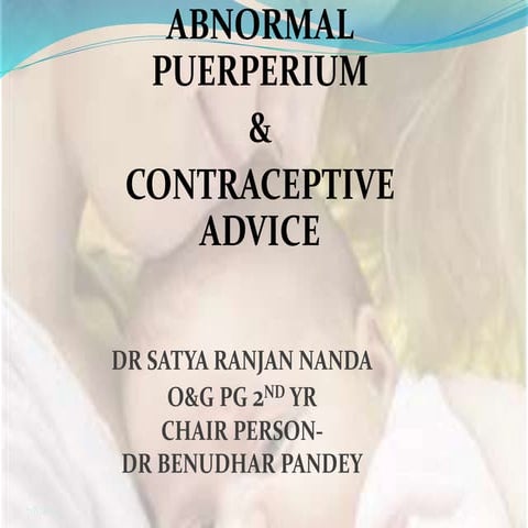 puerperium and its related puerperal sepsis