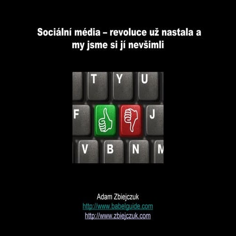 Internet marketing 2013 - Sociální média jako revoluce, která už nastala