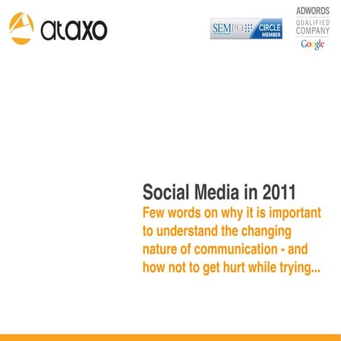 Social Media in 2011