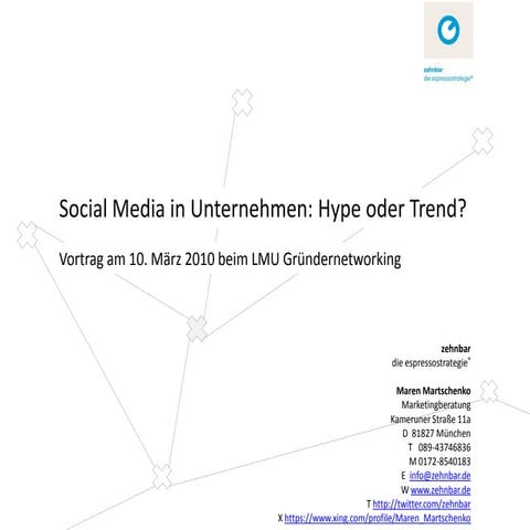 Social Media in Unternehmen: Hype oder Trend?
