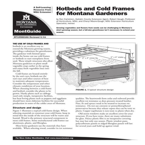 Cold Frames & Hot Beds Guide - for Winter Gardening in Chemung County ...