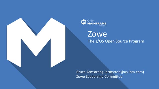 IBM Z for the Digital Enterprise - Zowe overview