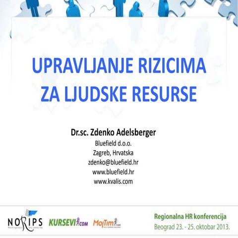 Upravljanje rizicima za ljudske resurse