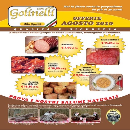 OFFERTE AGOSTO 2010 | PDF