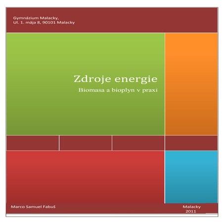 Play Energy 2012: Biomasa a bioplyn