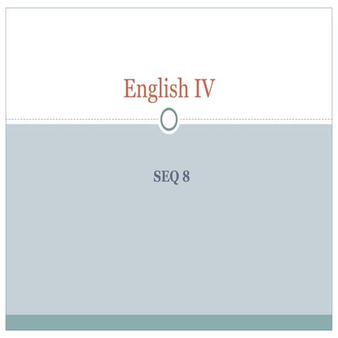 Senior Expedition Introduction