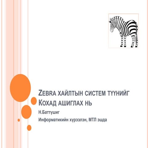 Zebrakoha