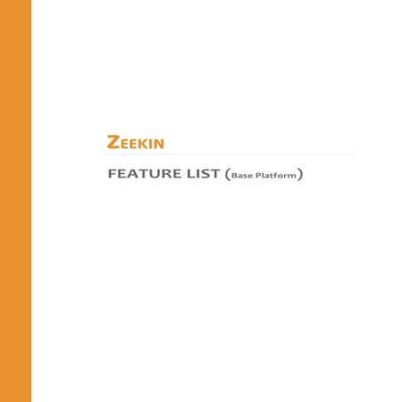 Real Estate | feature list base platform