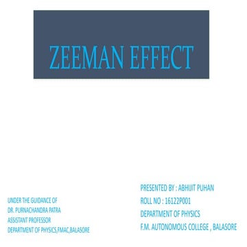 ZEEMAN EFFECT by Abhijit Puhan M.Sc.pptx