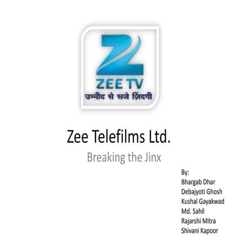 Zee telefilms | PPTX