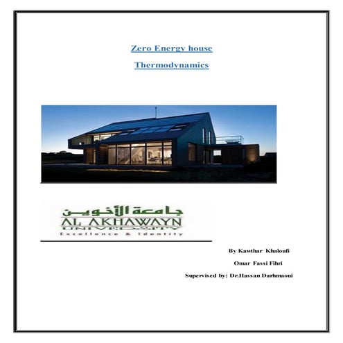 ZERO ENERGY BUILDING ENVELOPE COMPONENTS | PDF