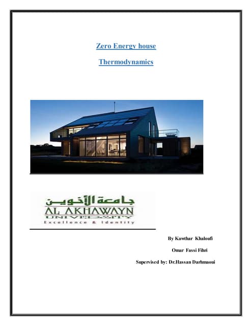 Zero Energy House | DOCX