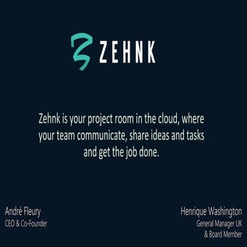 Zehnk: Pitch and Product
