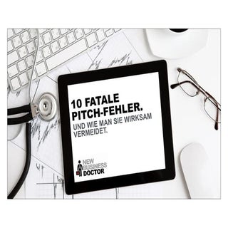 Die 10 fatalsten Pitch-Fehler.