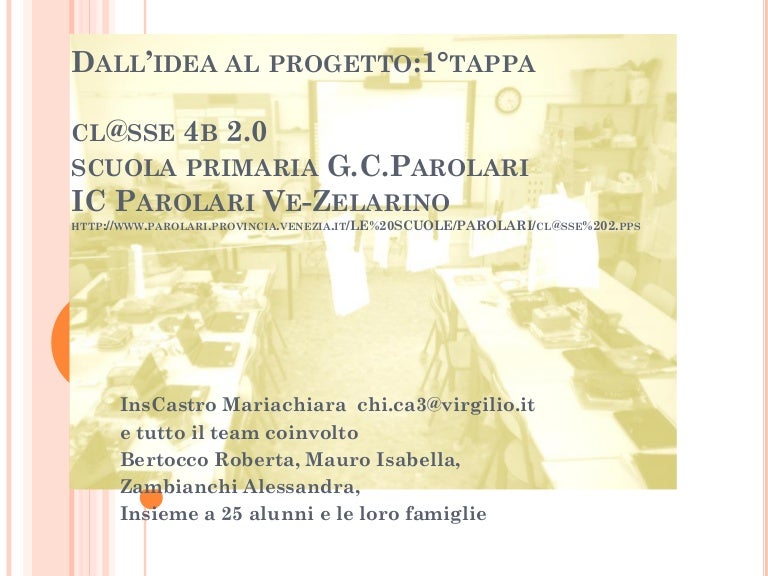 Clssi 2.0 I.C. Parolari di Zelarino (VE)