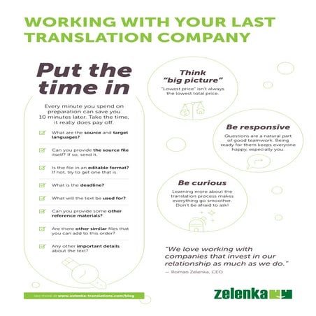 How to enjoy working with any translation company?