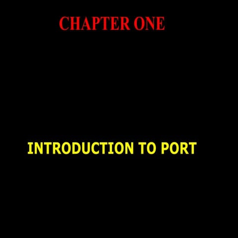 Port and Terminal Operations Management PPT