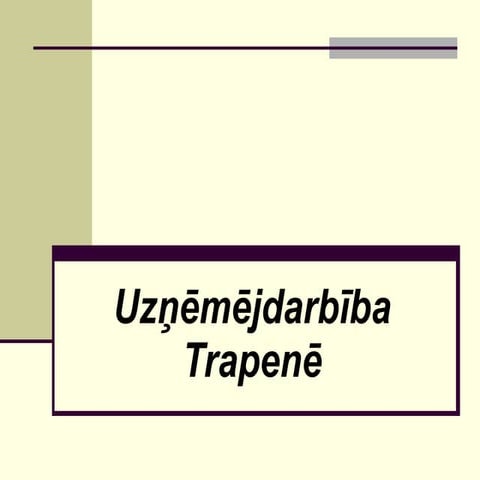 Trapenes pagasta uzņēmējdarbība