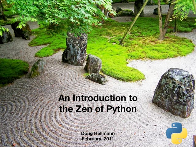 An Introduction to the Zen of Python
