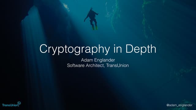 ZendCon 2018 - Cryptography in Depth