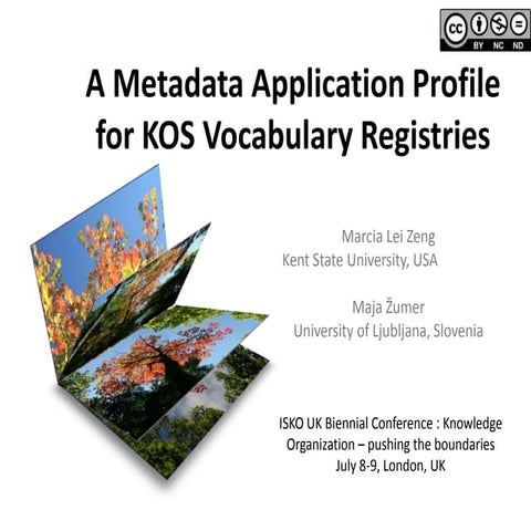 A Metadata Application Profile for KOS Vocabulary Registries (KOS-AP)