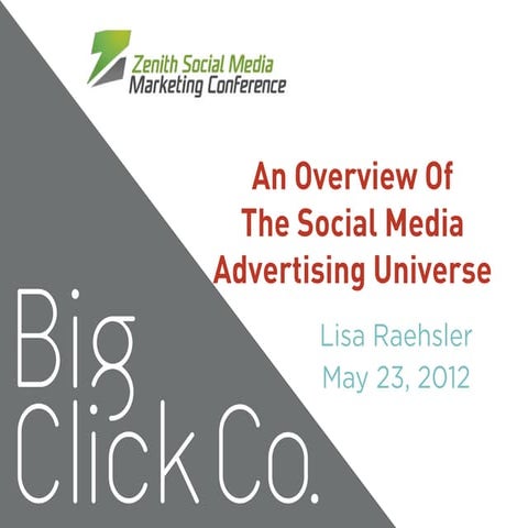 Social Media Ads Lisa Raehsler at Zenith Conference 2012