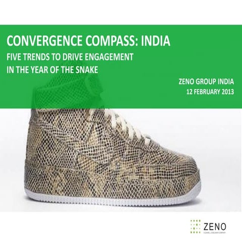 Zeno India 2013 Trends: Convergence Compass