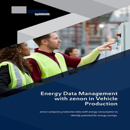 Energy Data Management with zenon in Vehicle Production | PDF