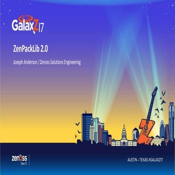 Developing ZenPacks the Right Way: Introducing the SDK 