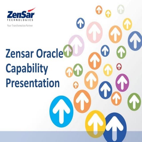 Zensar Technologies Oracle Capabilities