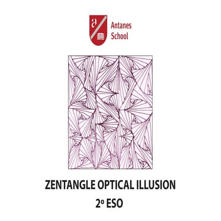 Zentangle optical illusion