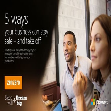 5 ways your business can stay safe - and take off