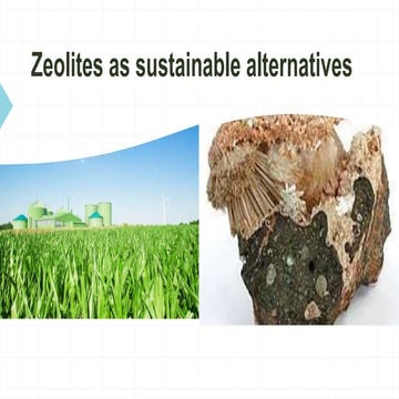 ZEOLITES ppt on its importance and its effects