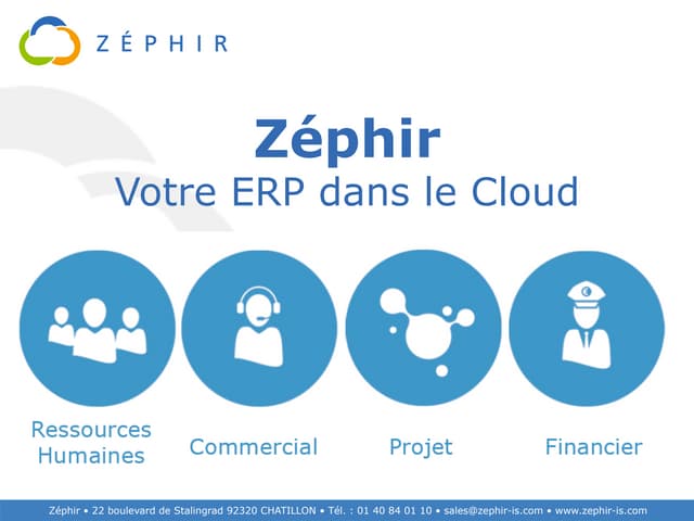 Zéphir, ERP dans le Cloud