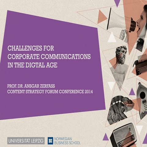 Challenges for Corporate Communications in the Digital Age